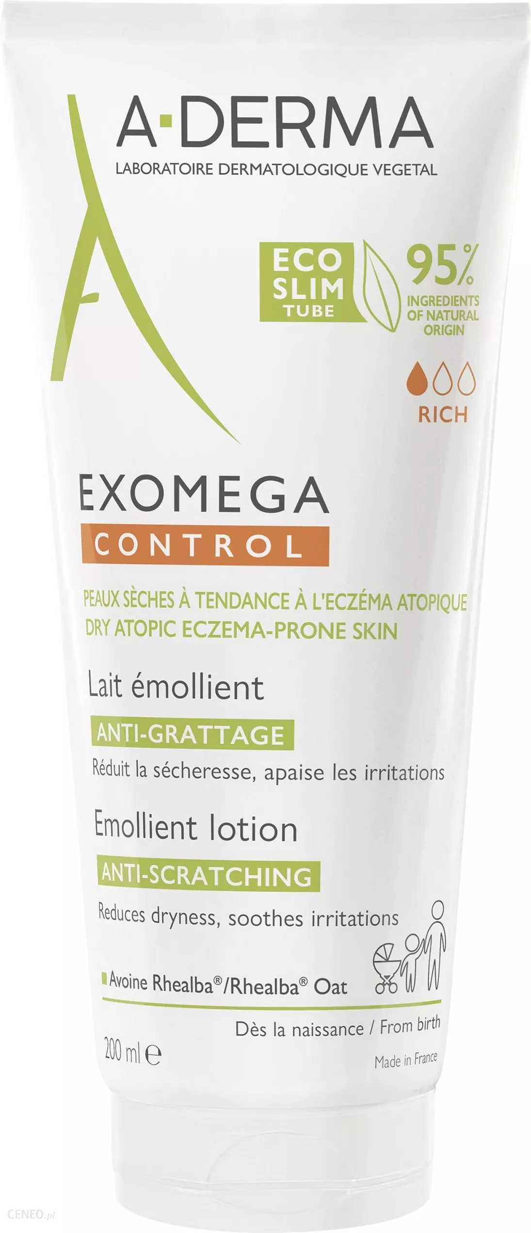 A-DERMA AVOINE RHEALBA® | EXOMEGA CONTROL Mleczko emolient