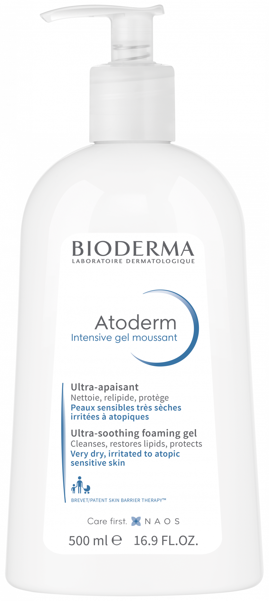 BIODERMA | ATODERM Intensive Gel moussant | Łagodny żel oczyszczający