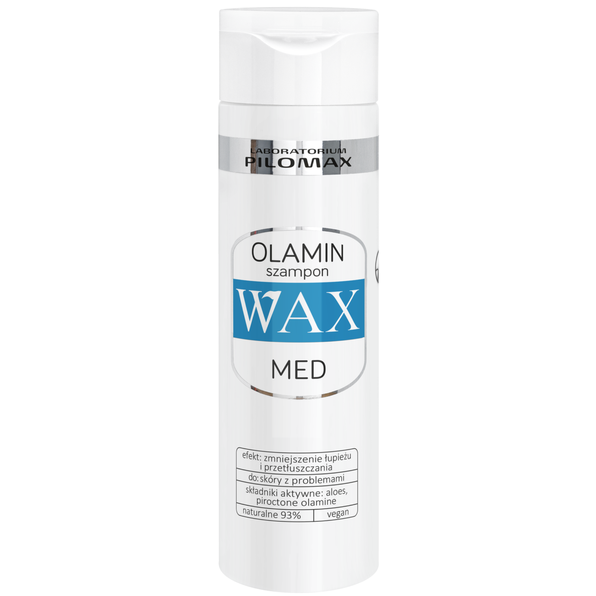 OLAMIN WAX MED | Szampon na łupież tłusty i problematyczną skórę głowy