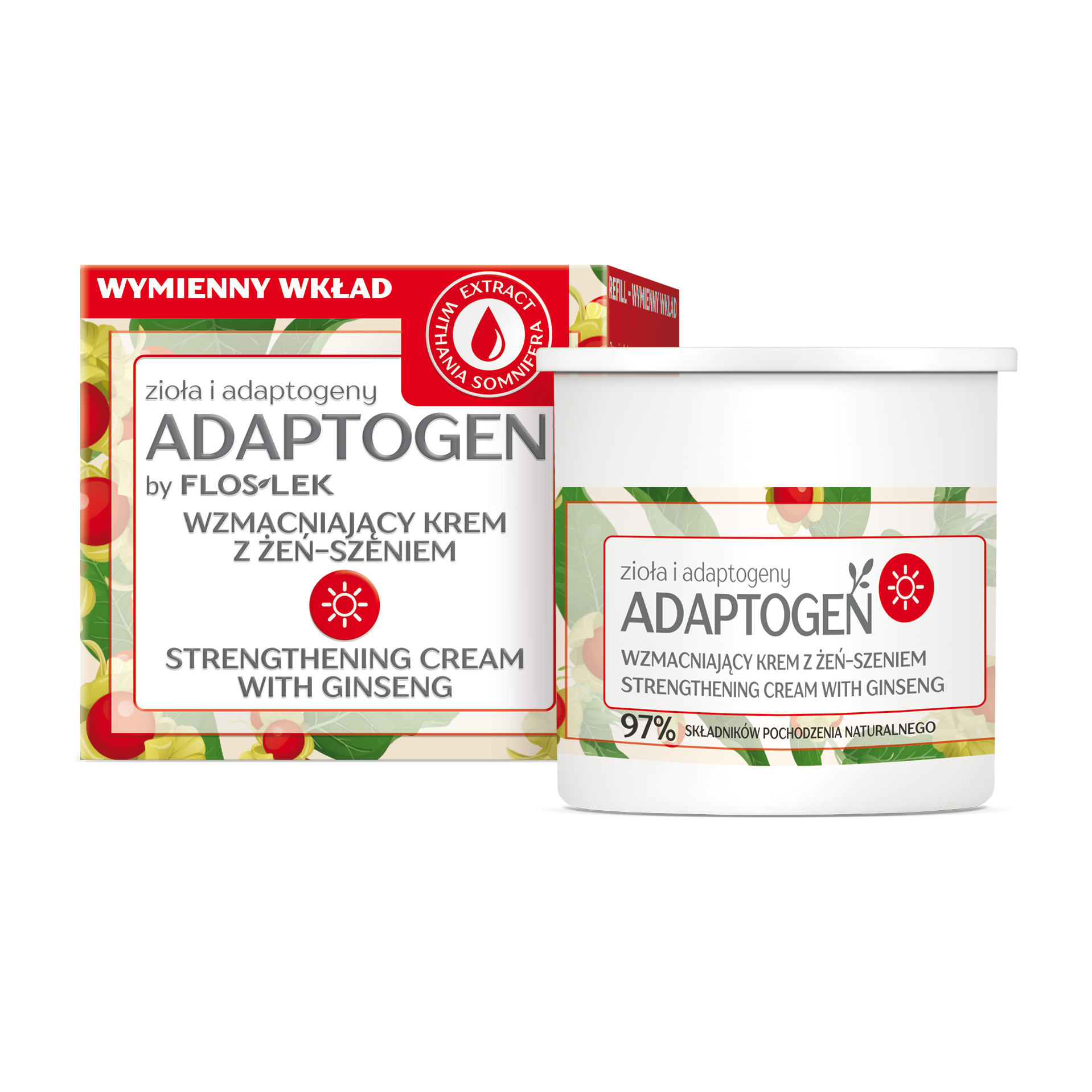 ADAPTOGEN | WZMACNIAJĄCY KREM Z ŻEŃ-SZENIEM NA DZIEŃ