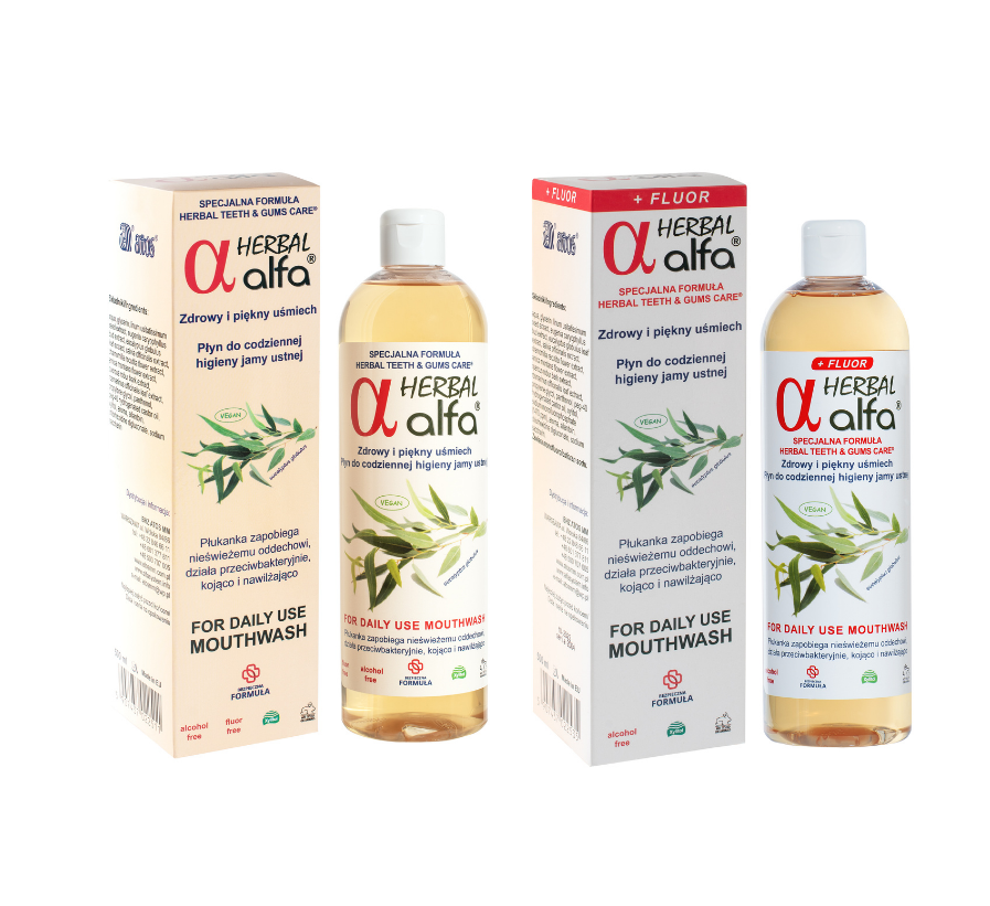 α alfa HERBAL | Specjalistyczna płukanka do codziennego użytku