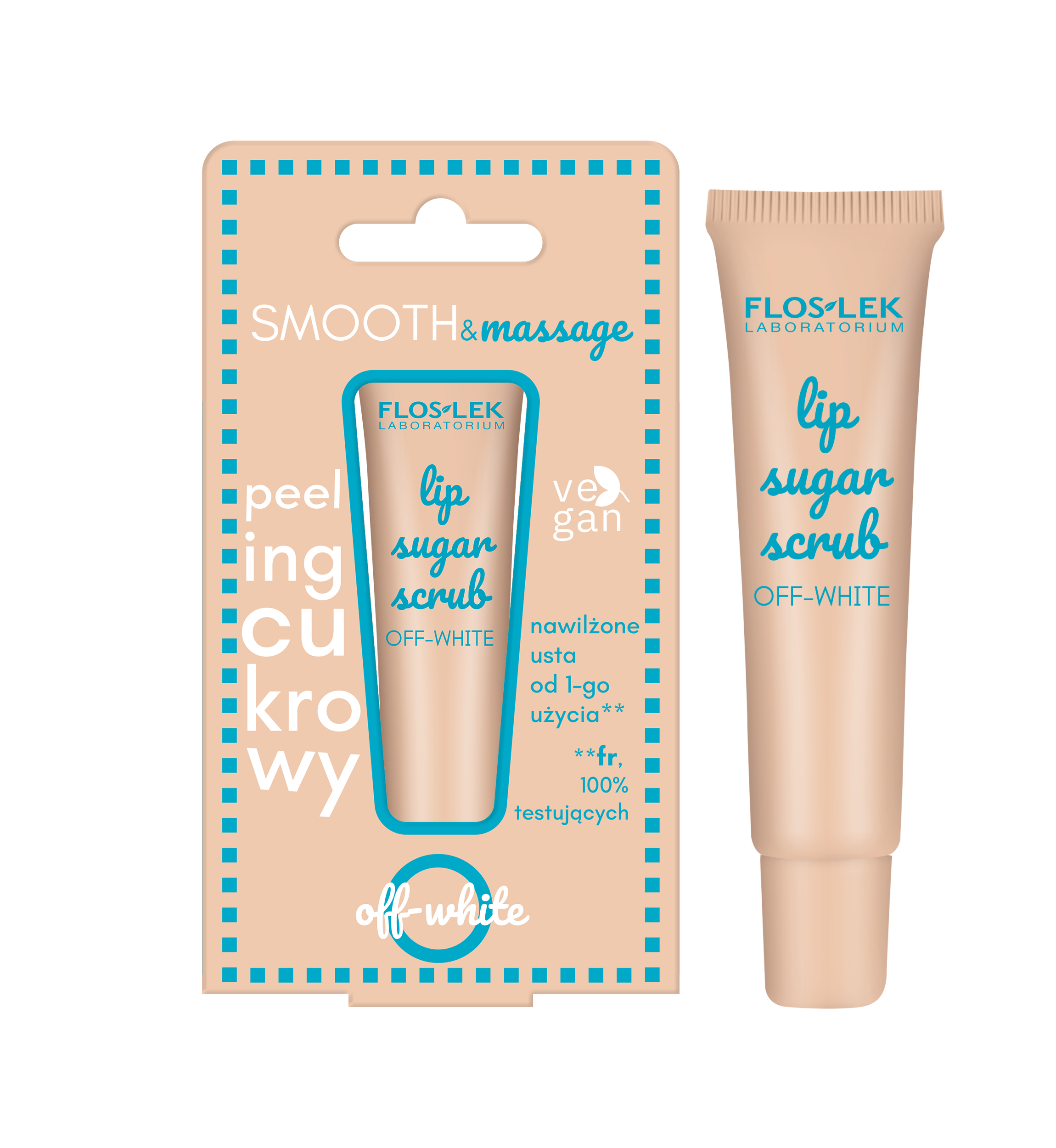 LIP CARE | peeling cukrowy do ust off-white