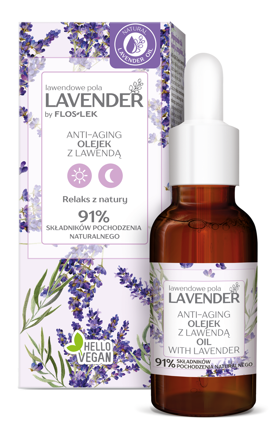 lawendowe pola LAVENDER | ANTI-AGING OLEJEK Z LAWENDĄ