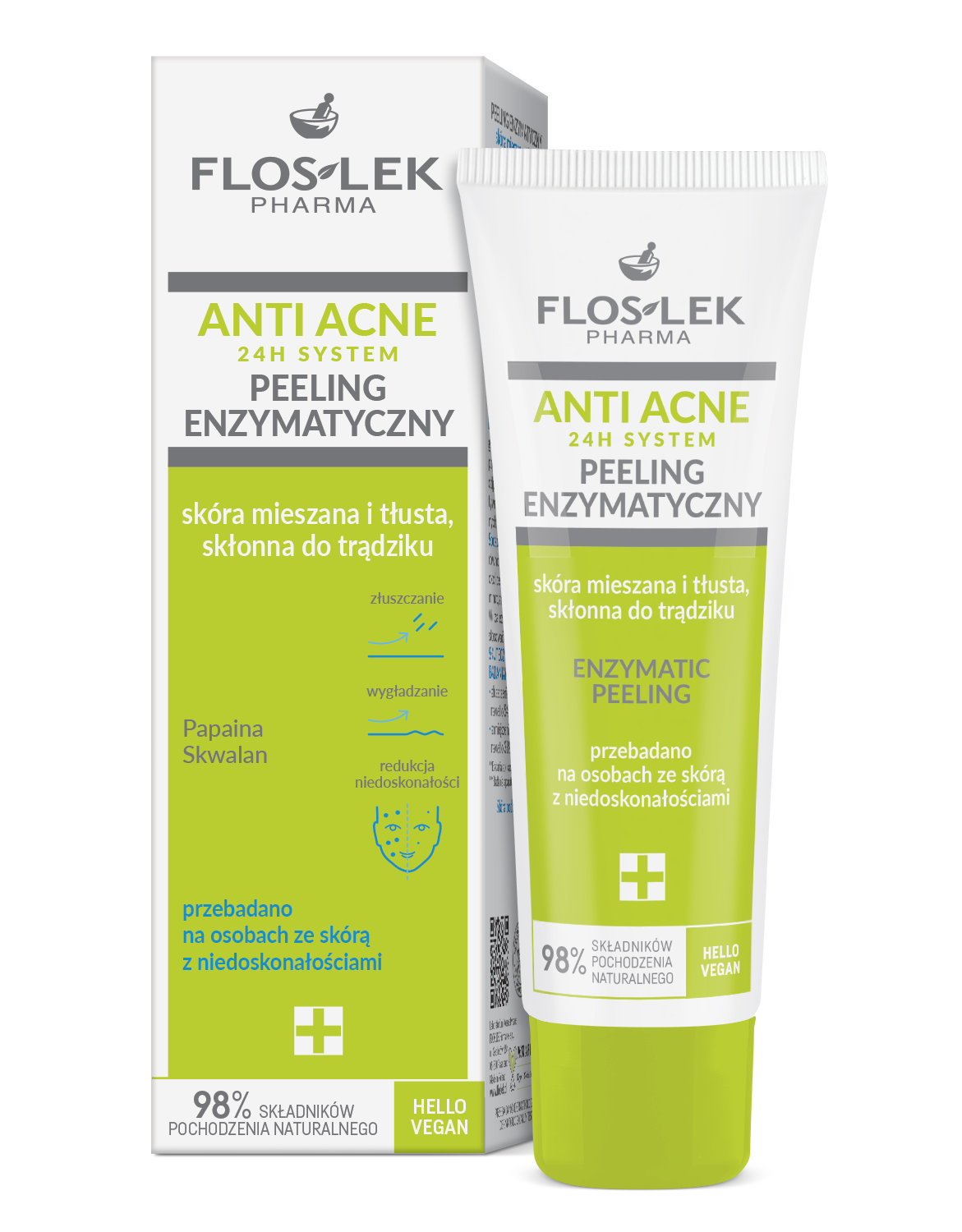 ANTI ACNE 24H SYSTEM | PEELING ENZYMATYCZNY