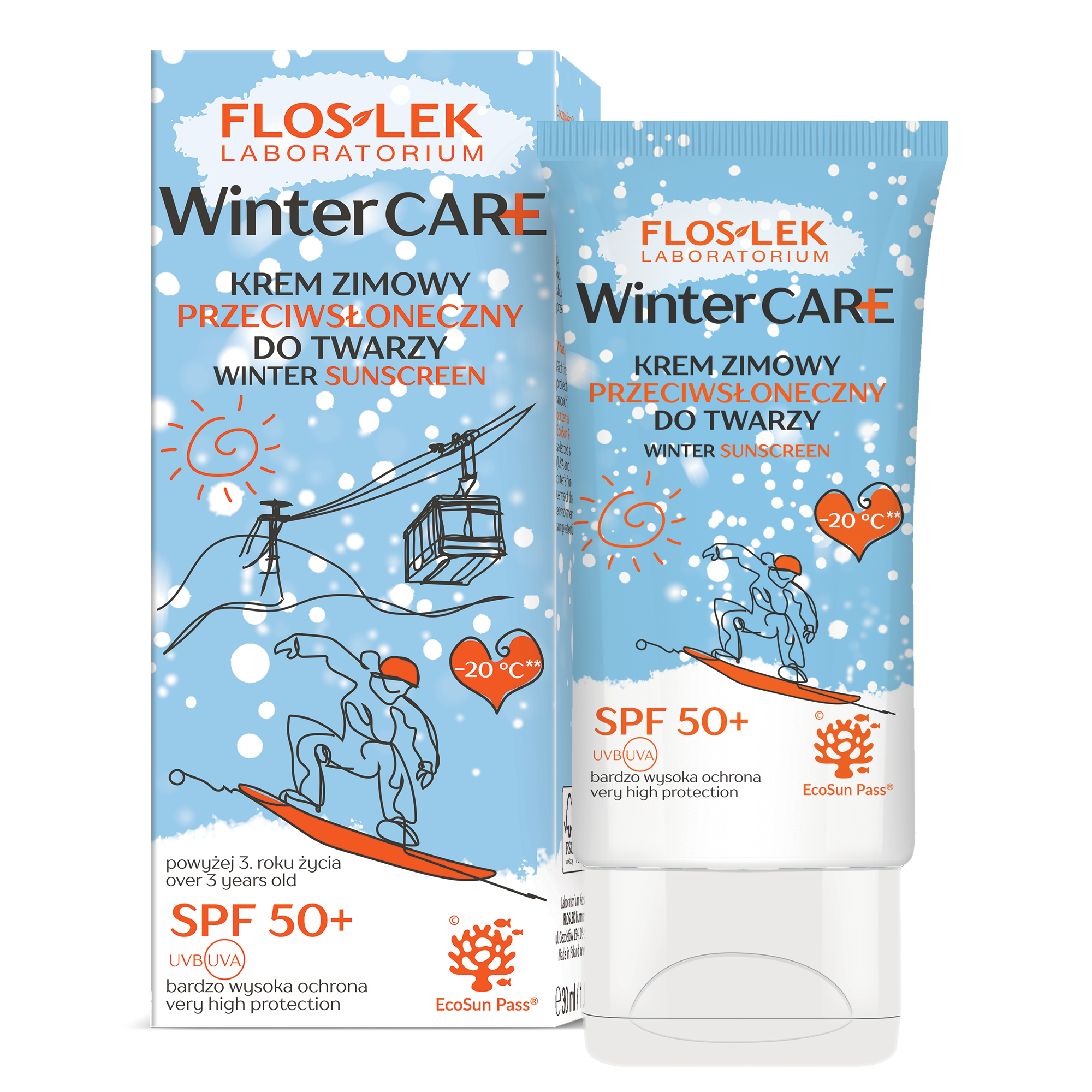 WINTER CARE | KREM ZIMOWY PRZECIWSŁONECZNY DO TWARZY SPF 50+