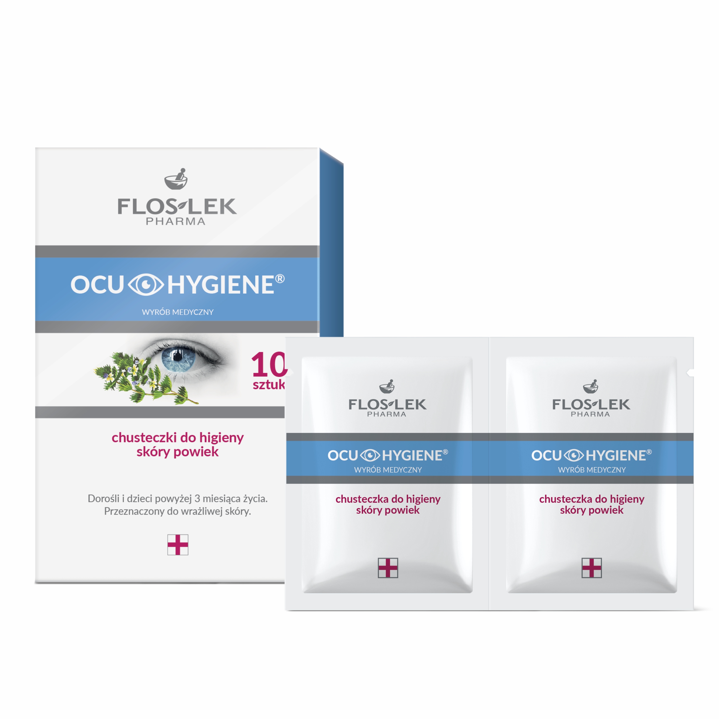 OCU HYGIENE®| chusteczki do higieny skóry powiek