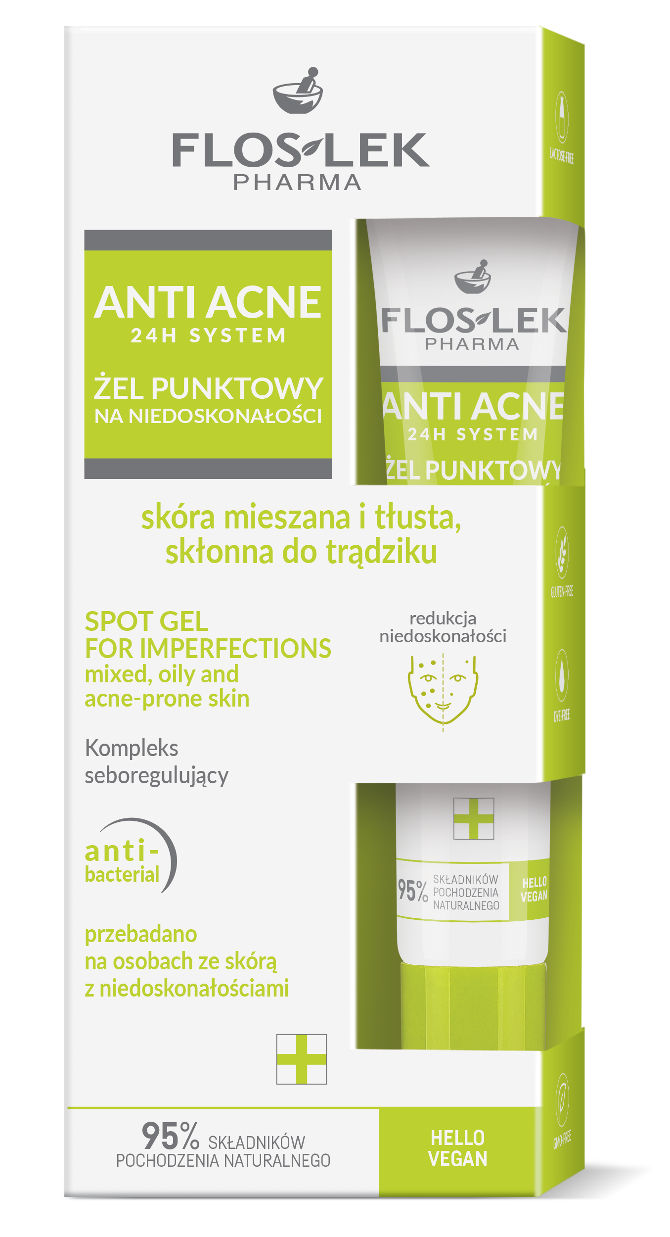 ANTI ACNE 24H SYSTEM | ŻEL PUNKTOWY NA NIEDOSKONAŁOŚCI