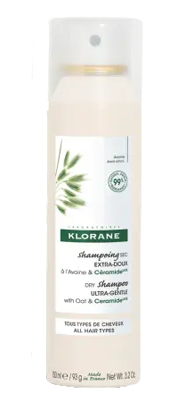KLORANE |  Szampon suchy z Owsem i Ceramideᴸᴵᴷᴱ 