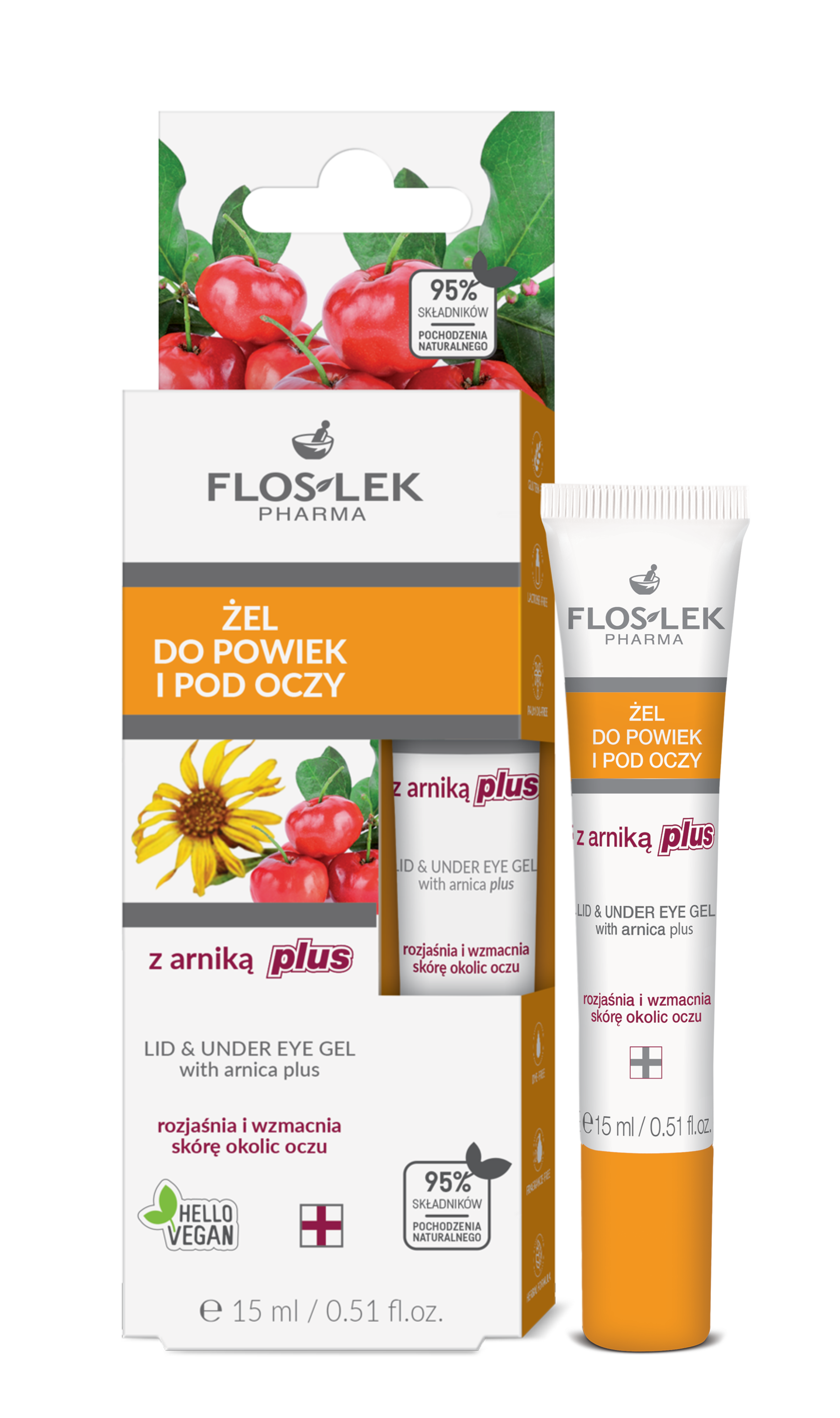 ŻEL DO POWIEK I POD OCZY z arniką plus