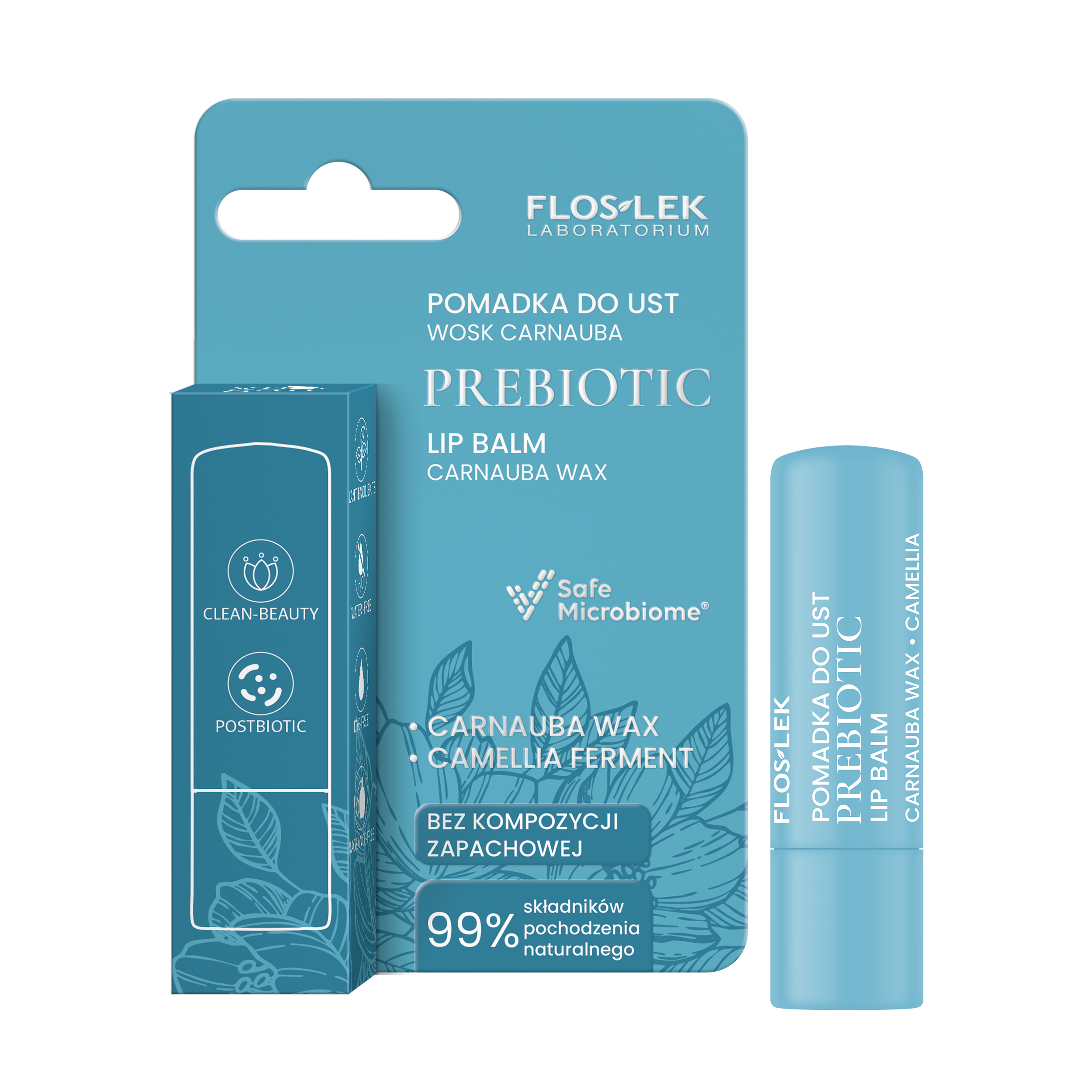 PREBIOTIC LIP CARE | POMADKA DO UST WOSK CARNAUBA