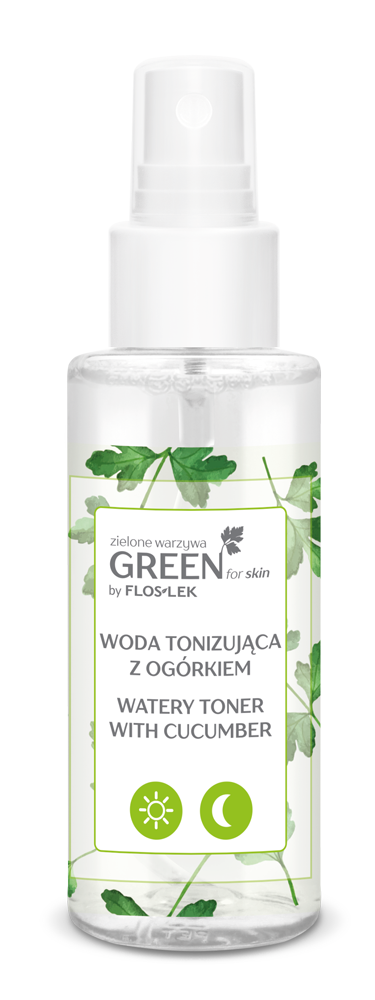 zielone warzywa GREEN for skin® | WODA TONIZUJĄCA Z OGÓRKIEM