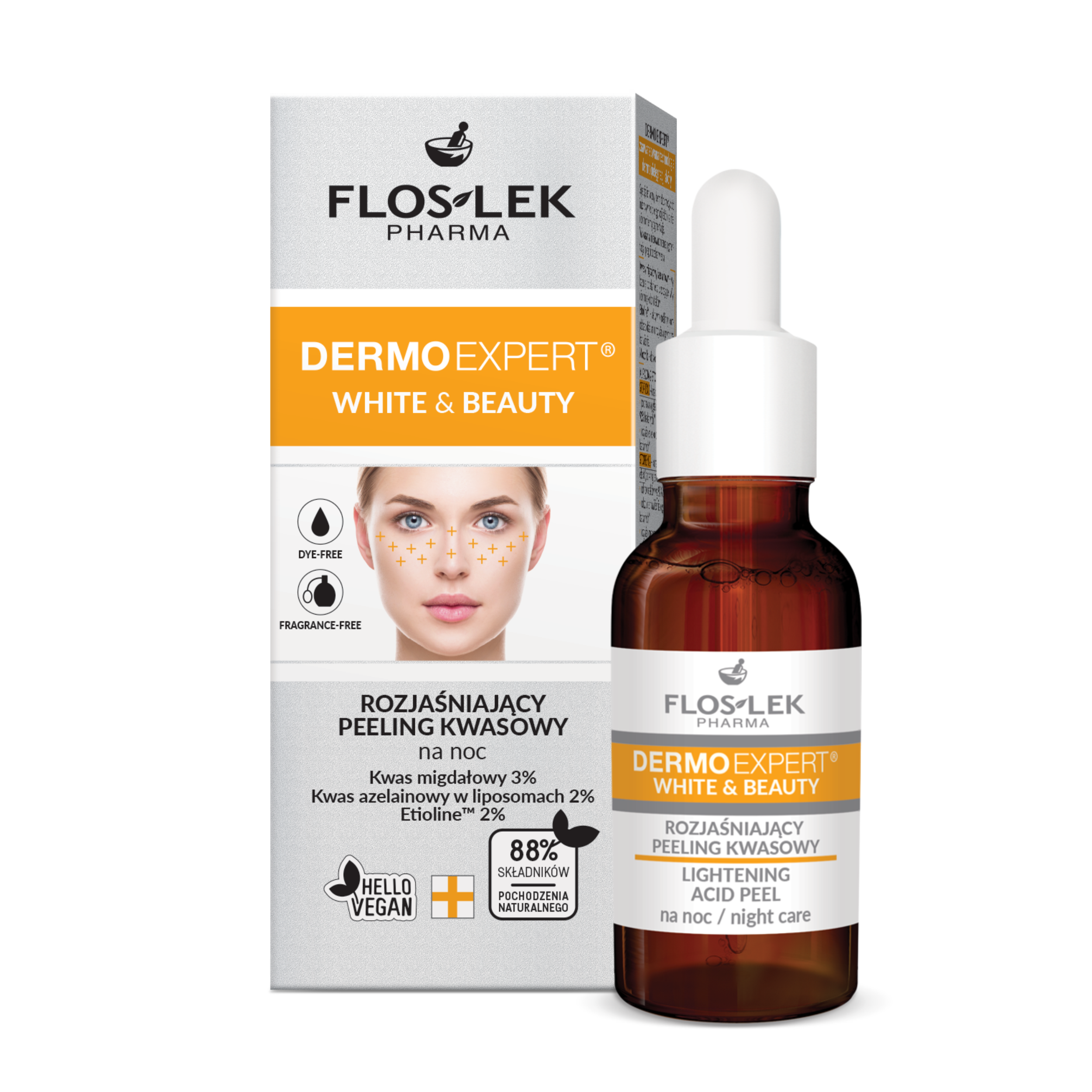 DERMO EXPERT® WHITE & BEAUTY® | ROZJAŚNIAJĄCY PEELING KWASOWY