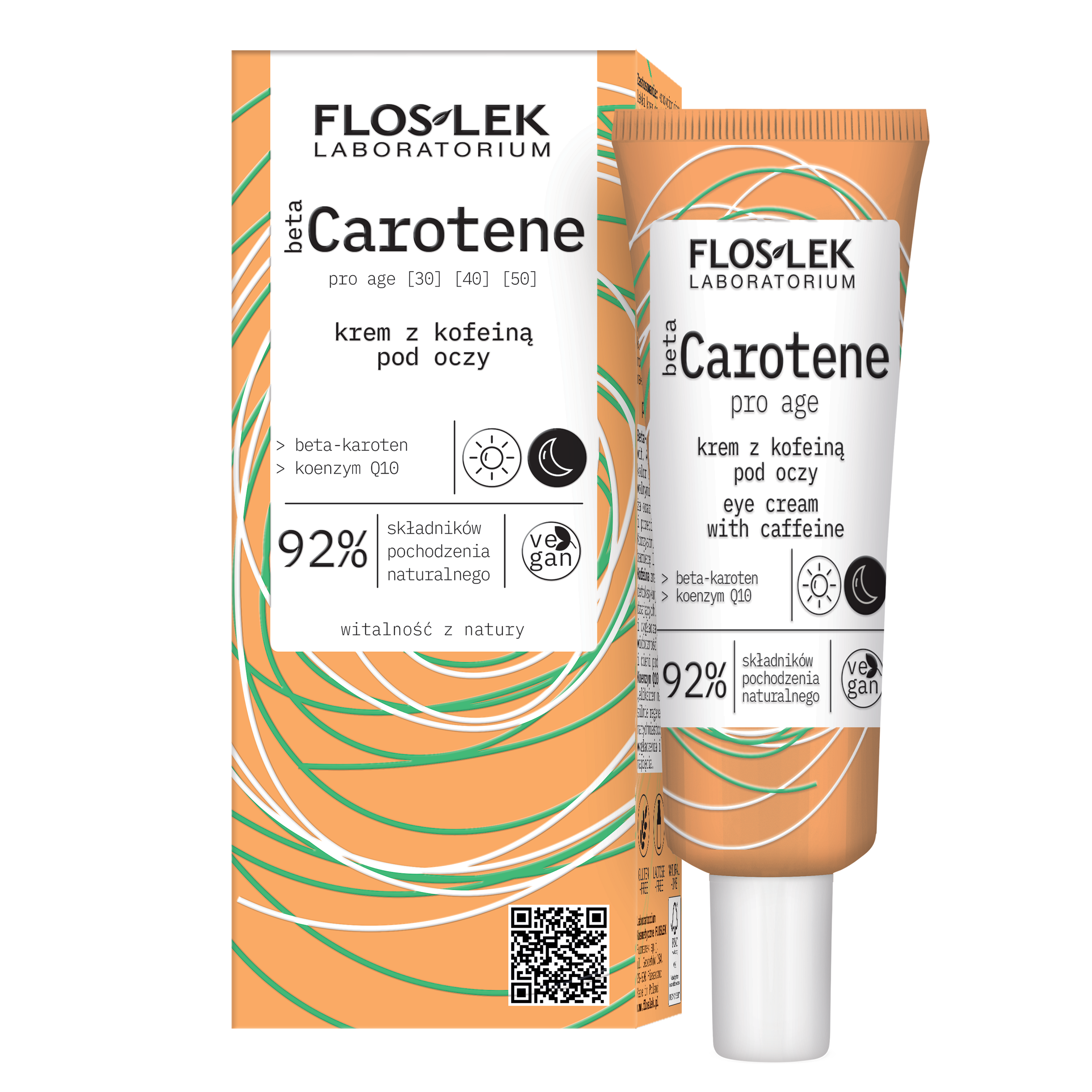 betaCarotene pro age | krem z kofeiną pod oczy