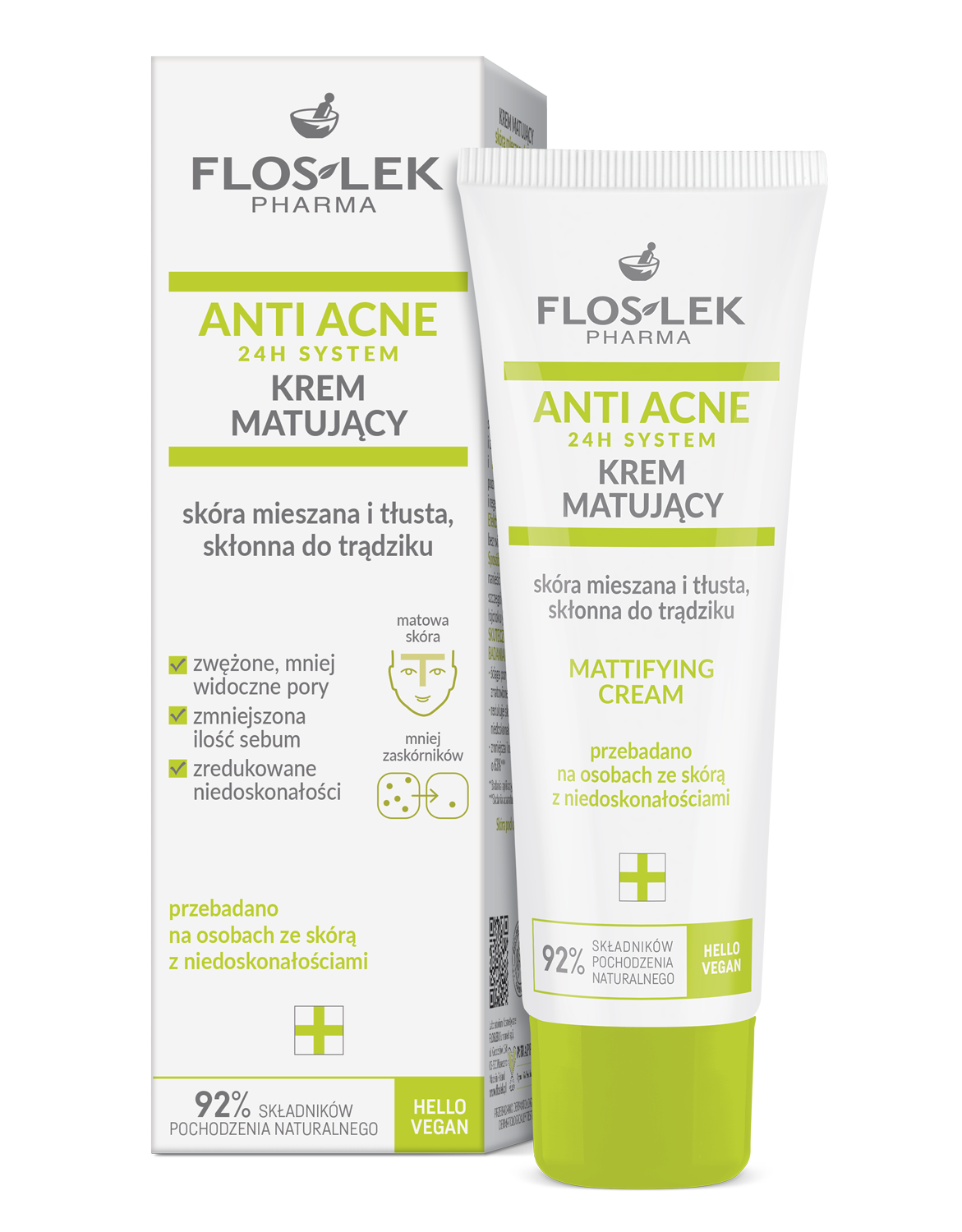 ANTI ACNE 24 H SYSTEM | KREM MATUJĄCY