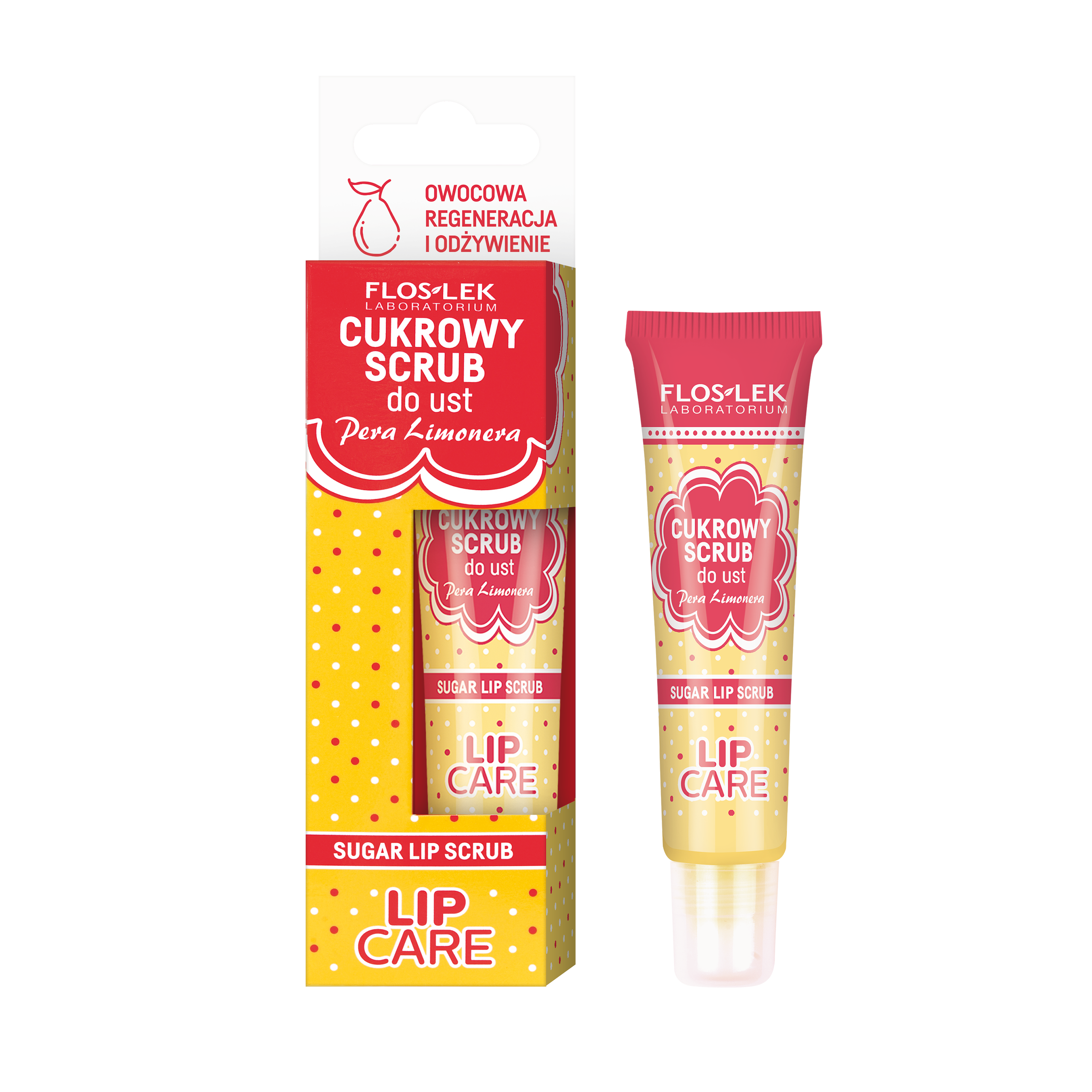 LIP CARE | CUKROWY SCRUB do ust Pera Limonera
