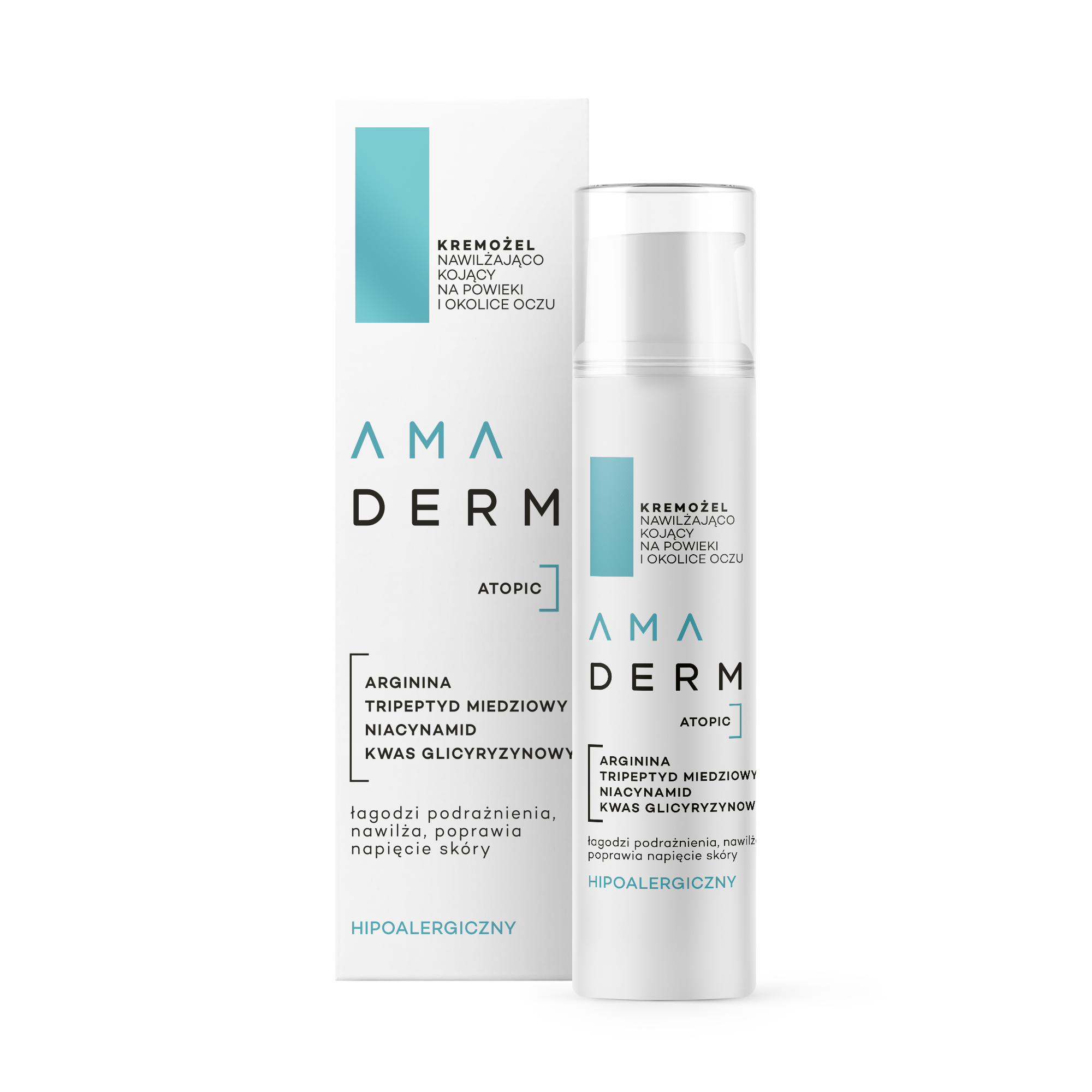 AMADERM® ATOPIC | KREMOŻEL NAWILŻAJĄCO-KOJĄCY NA POWIEKI I OKOLICE OCZU