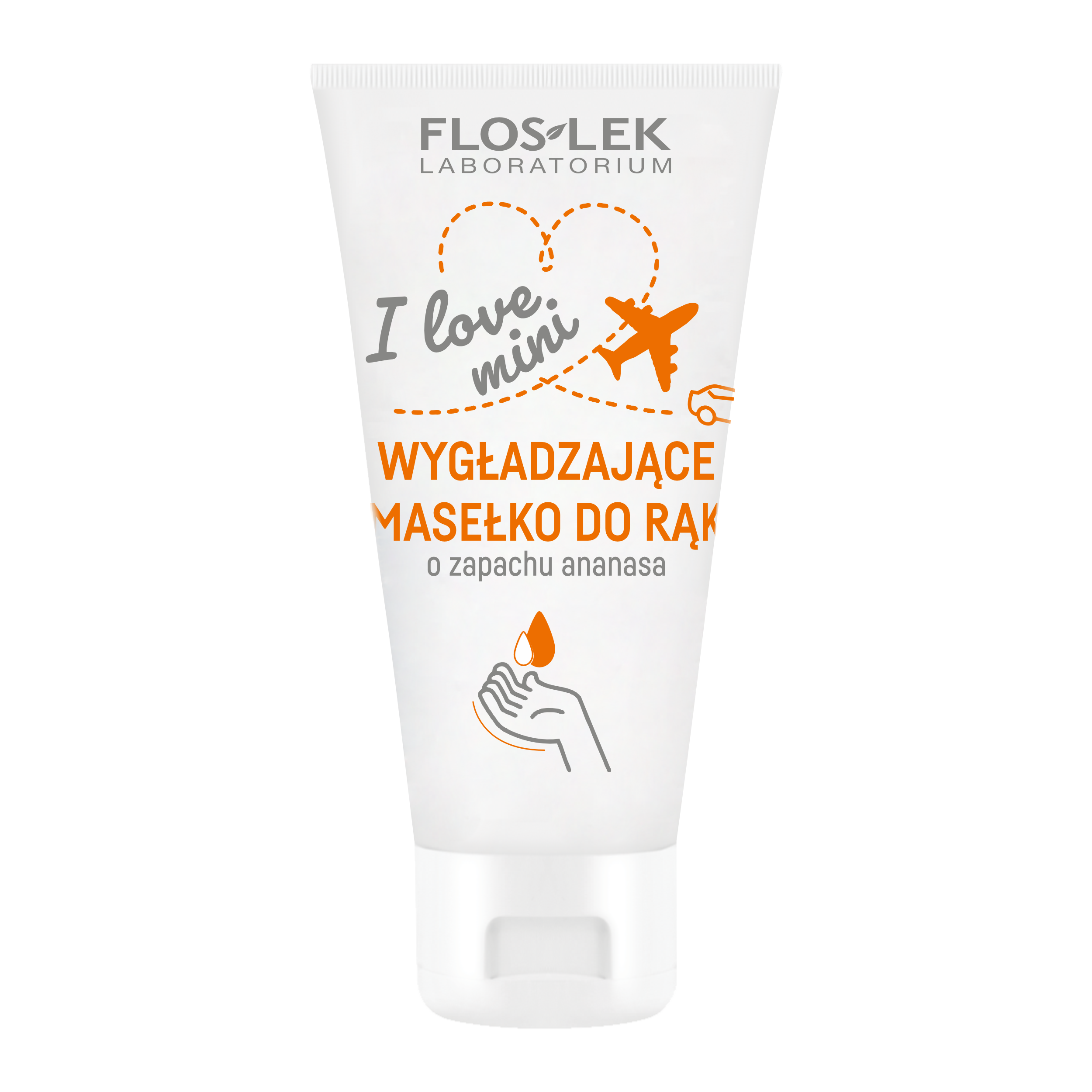 I love mini | WYGŁADZAJĄCE MASEŁKO DO RĄK o zapachu ananasa