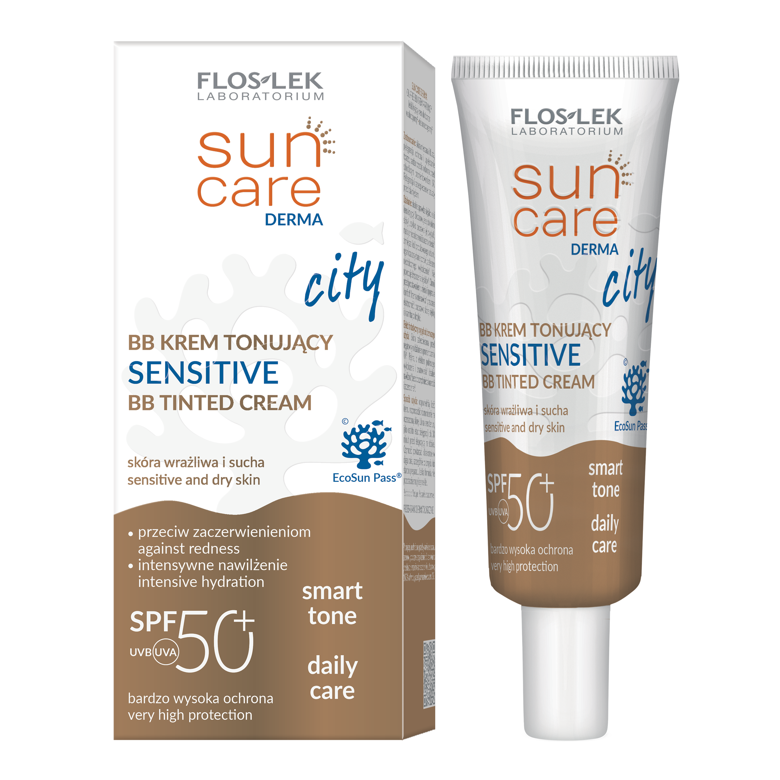 sun care DERMA | city BB KREM TONUJĄCY SENSITIVE SPF 50+