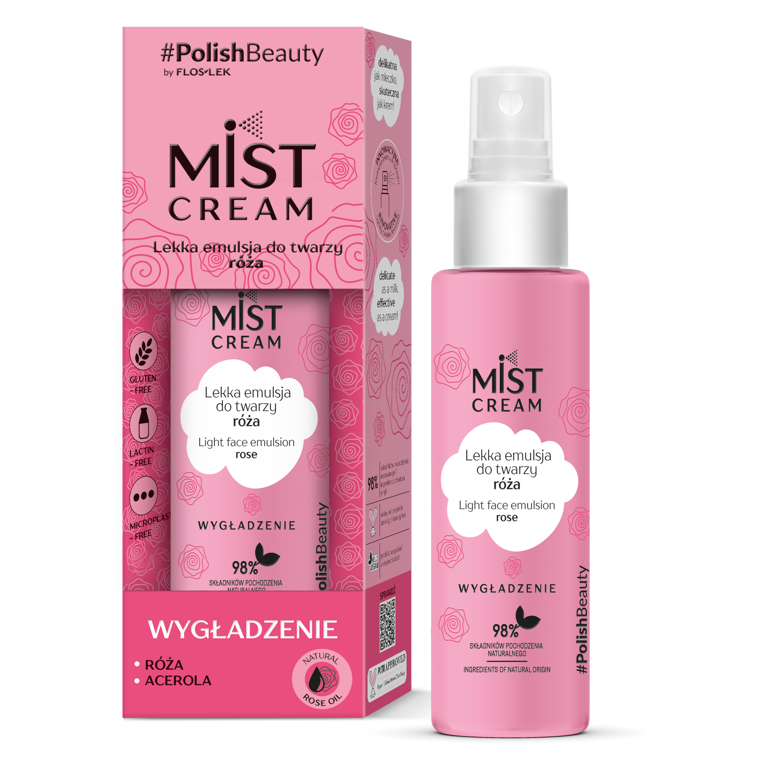 MIST CREAM | Lekka emulsja do twarzy róża