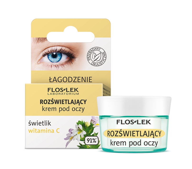 ROZŚWIETLAJĄCY krem pod oczy świetlik witamina C