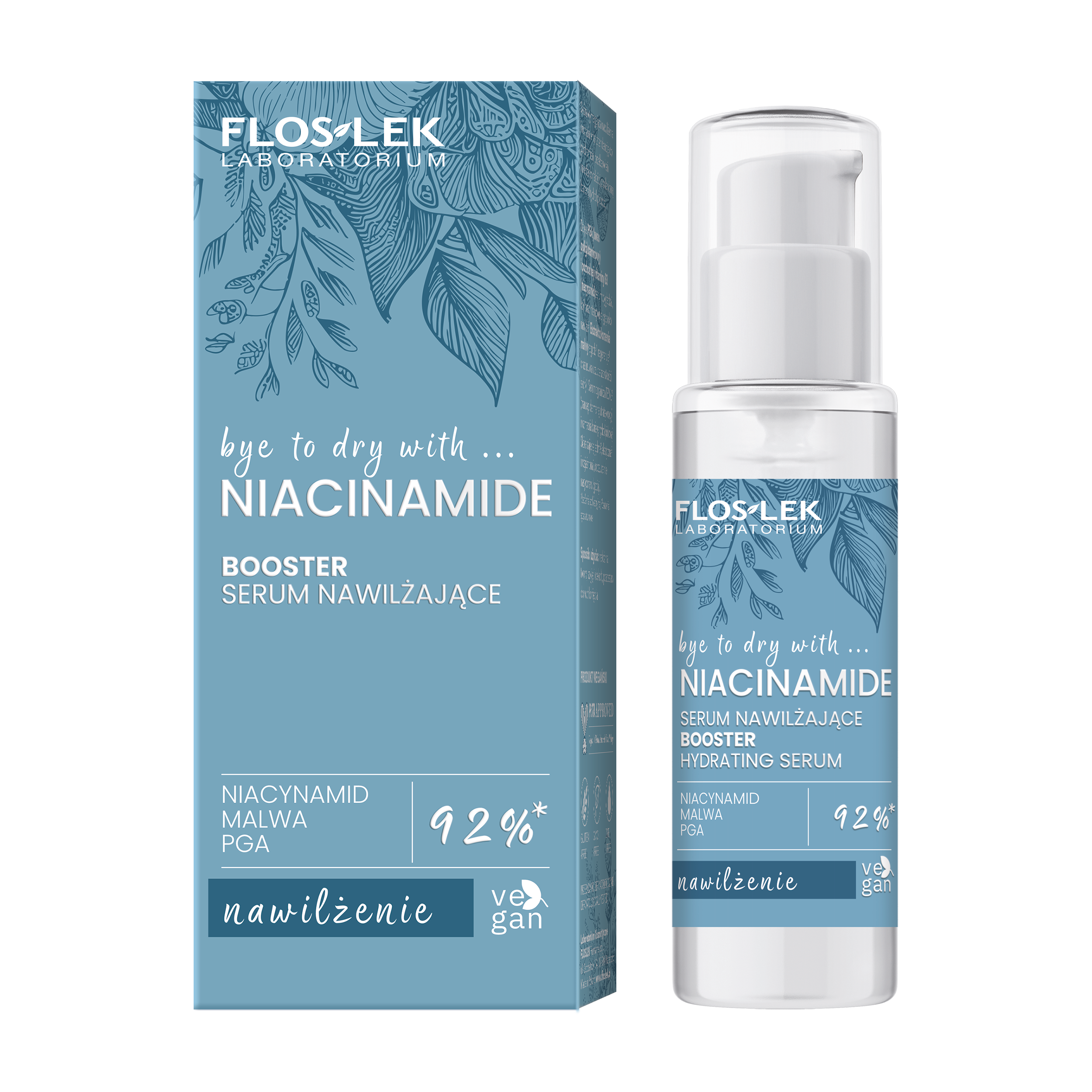 bye to dry with... NIACINAMIDE | BOOSTER SERUM NAWILŻAJĄCE