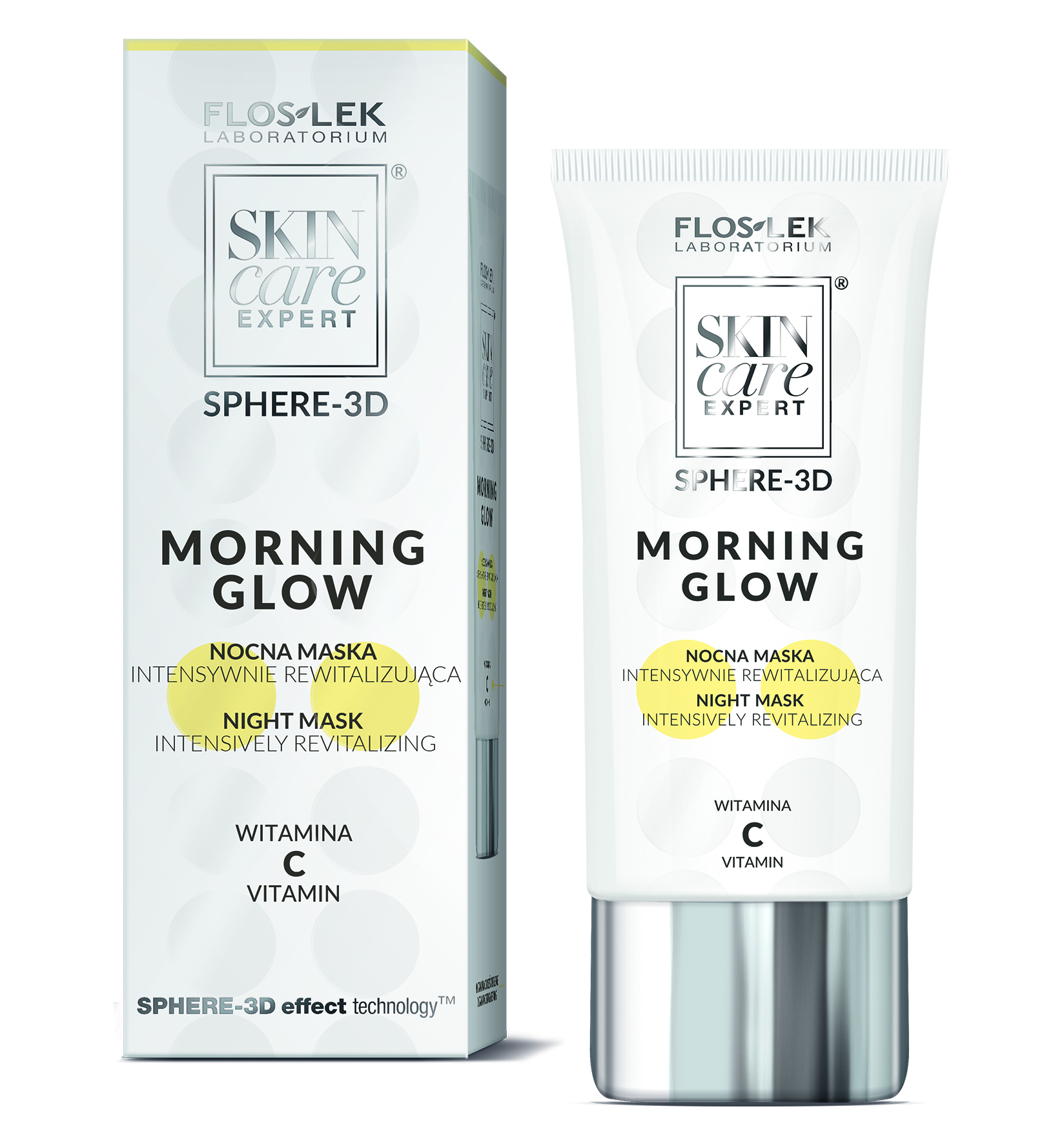 SKIN care EXPERT® SPHERE-3D | MORNING GLOW NOCNA MASKA INTENSYWNIE REWITALIZUJĄCA WITAMINA C