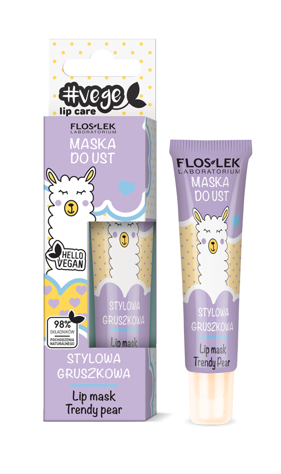 LIP CARE Vege | MASKA DO UST STYLOWA GRUSZKOWA