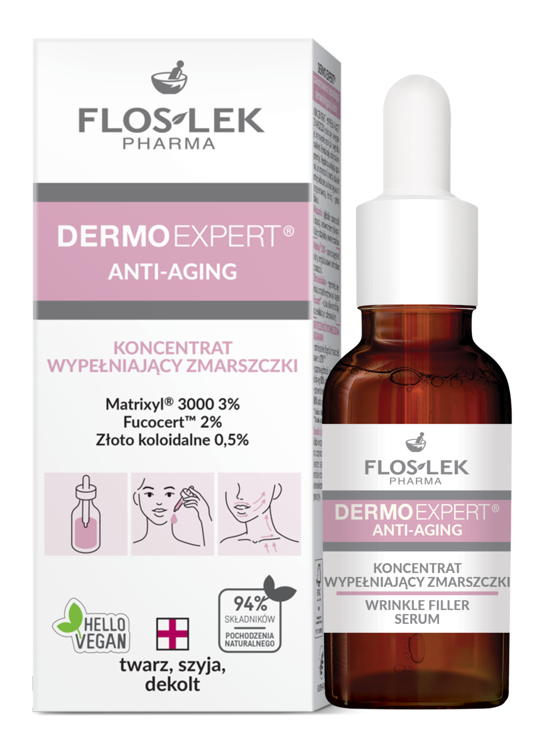 DERMO EXPERT® ANTI AGING | KONCENTRAT WYPEŁNIAJĄCY ZMARSZCZKI