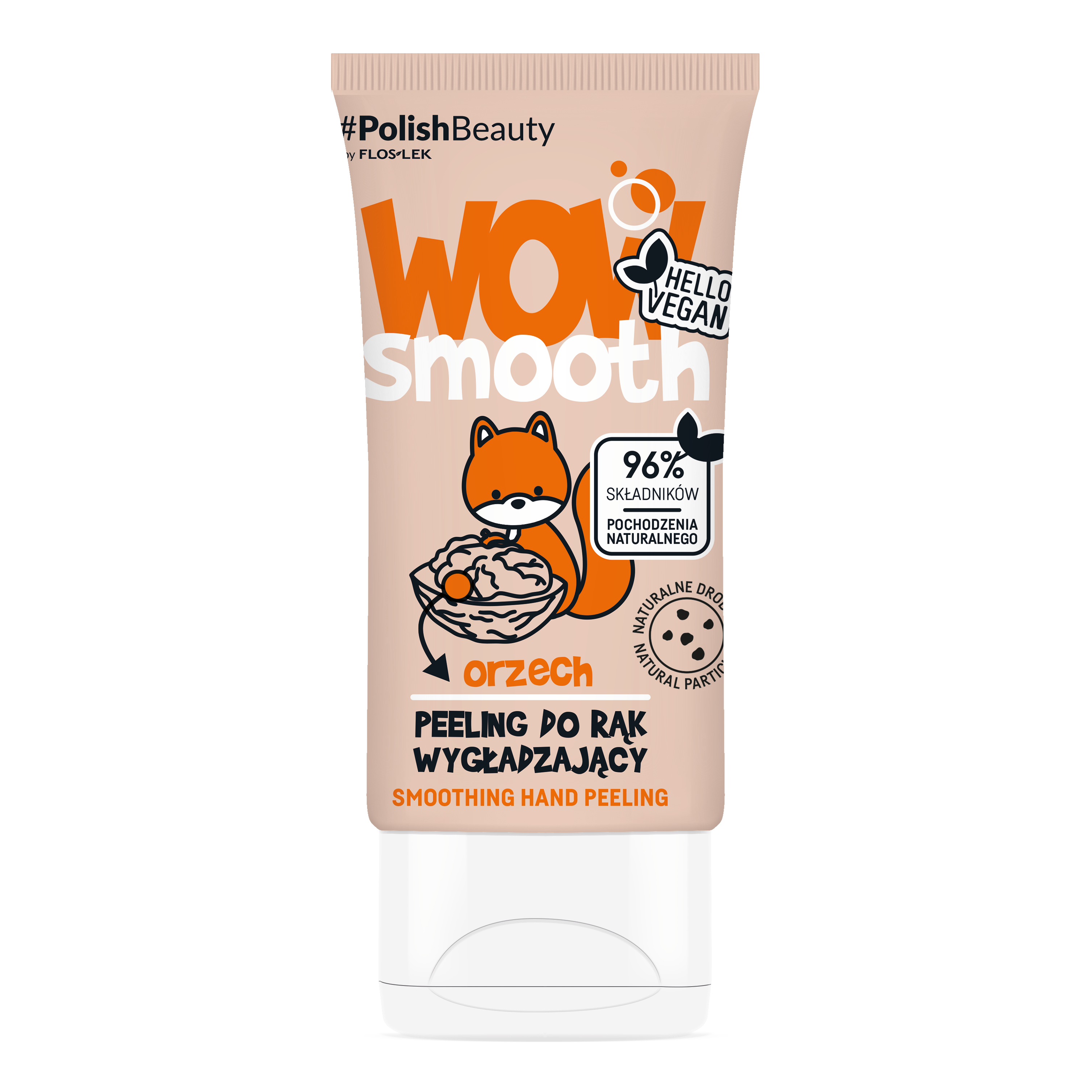 WOW smooth | PEELING DO RĄK WYGŁADZAJĄCY ORZECH