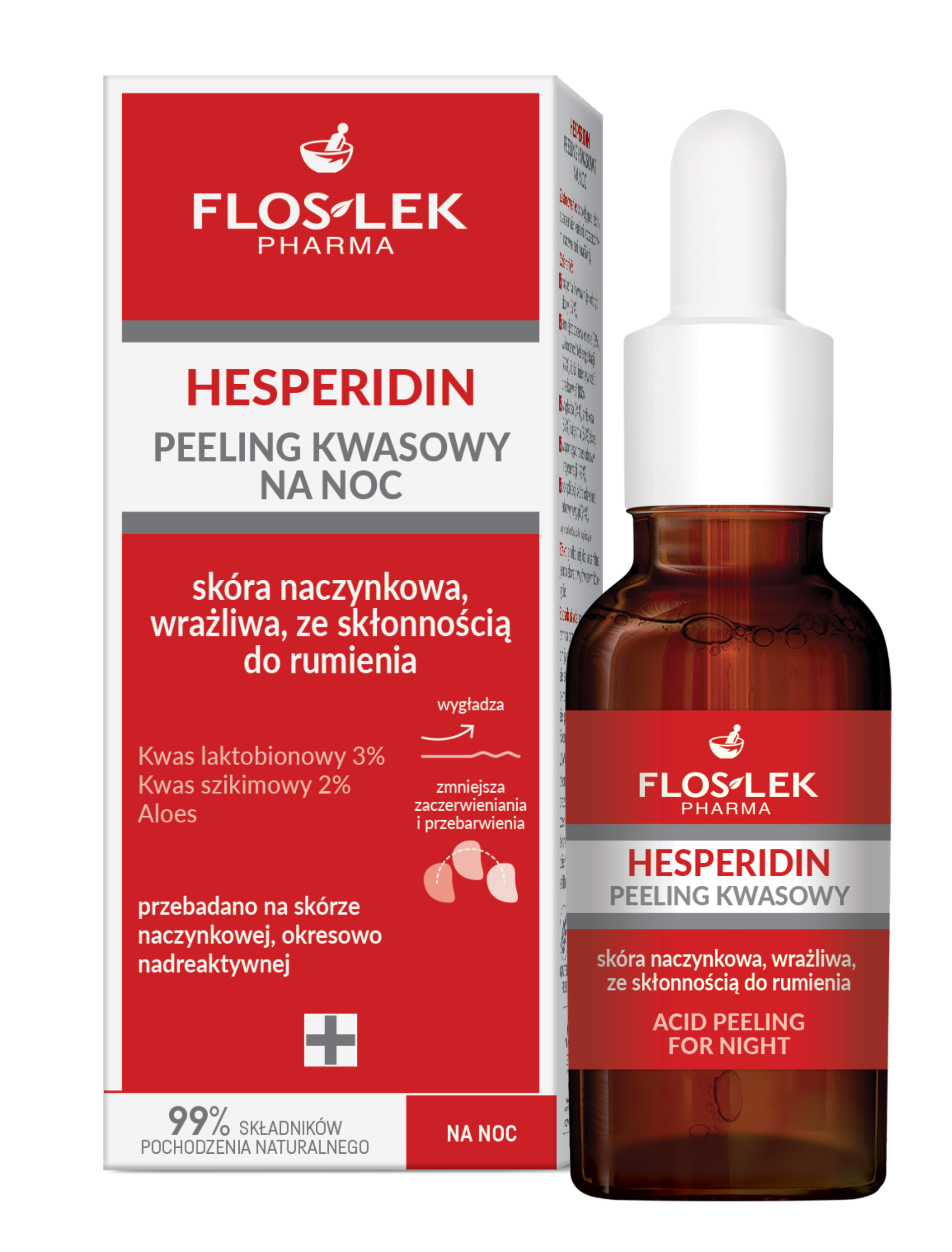 HESPERIDIN | PEELING KWASOWY NA NOC